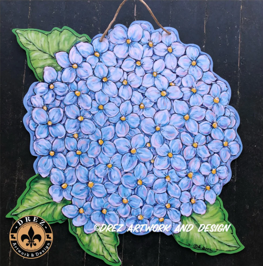 Hydrangea Door Hanger