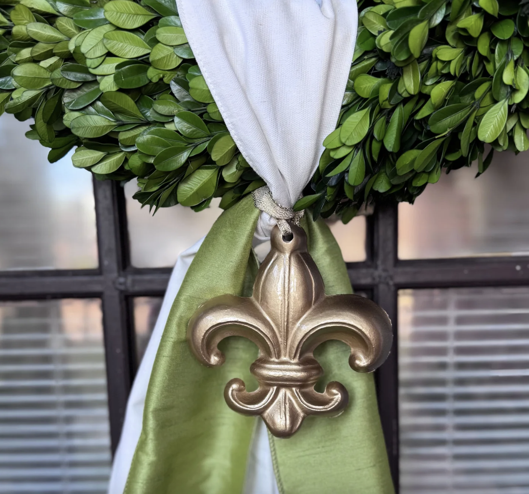 Wreath Ornament - Fleur De Lis