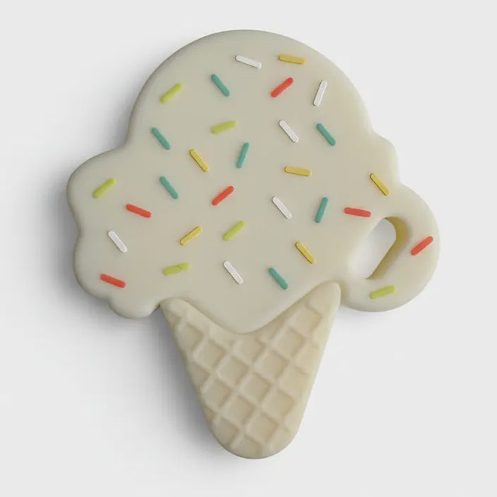 Vanilla Ice Cream Cone Silicone Teether