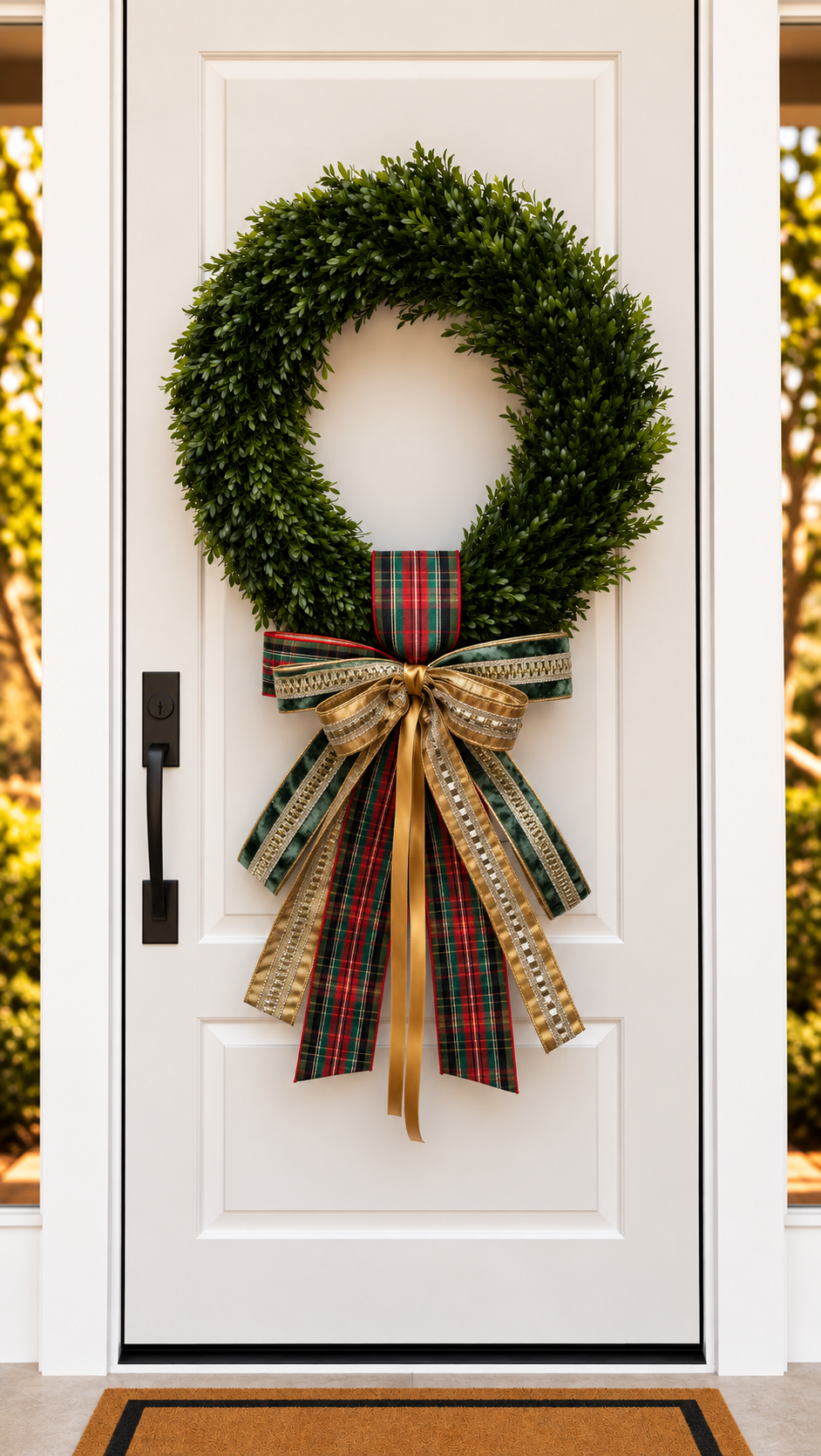 Home for Christmas Sash &amp; Bow