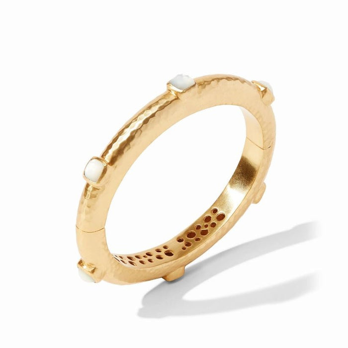 Catalina Hinge Bangle Mother of Pearl