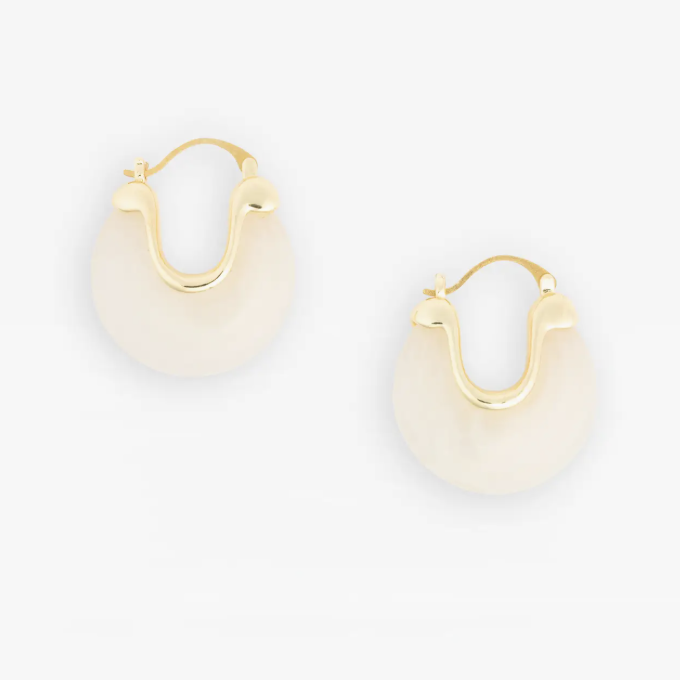 Mabel Cream Earrings