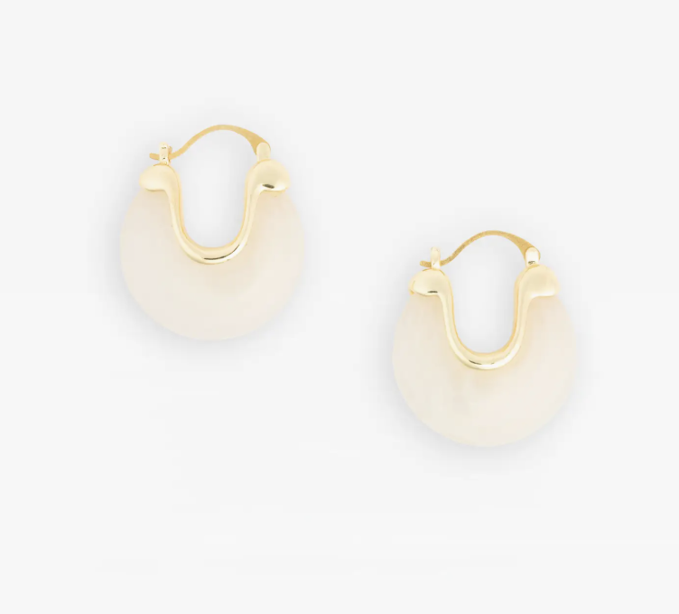 Mabel Cream Earrings