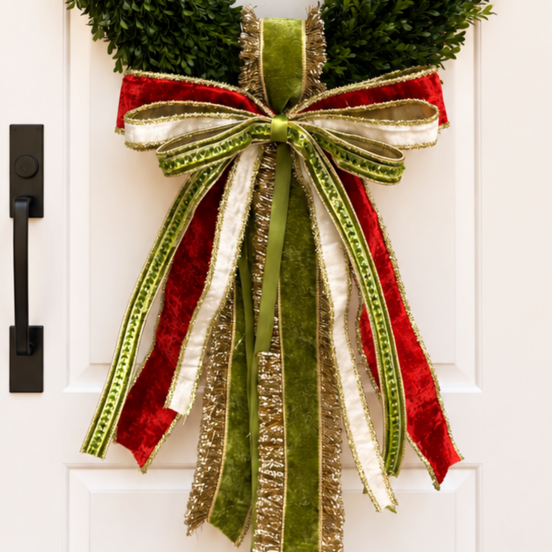 The Grinch Sash &amp; Bow