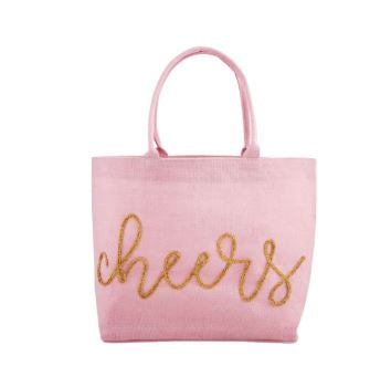 Cheers Sparkly Tote — The Basketry by Phina - Main Image