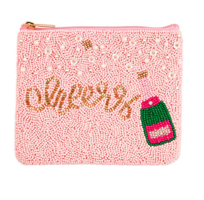 Holiday Beaded Coin Purse