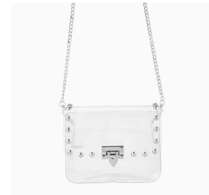 Clear See Thru Crossbody Handbag