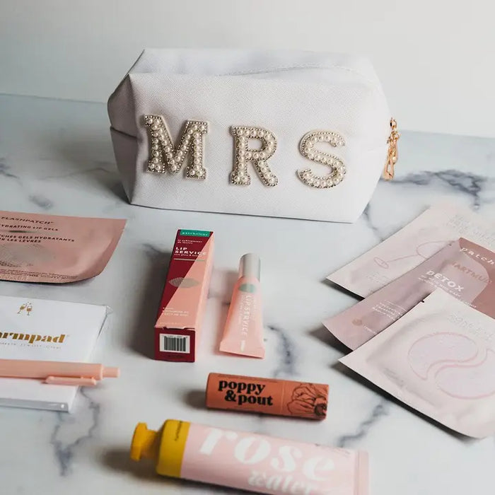 Mrs. Bridal Beauty Cosmetics Pouch