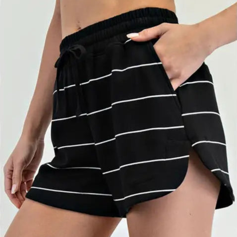 Modal Scuba Stripe Tulip Short