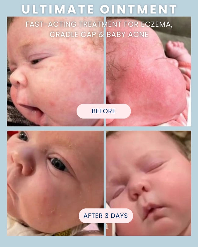 Digital promotional graphic featuring a baby&