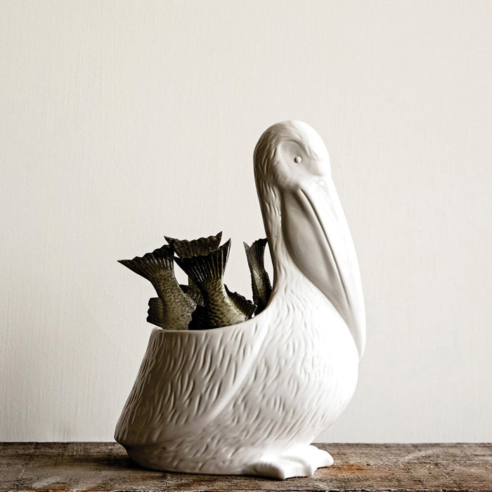Ceramic Pelican Planter