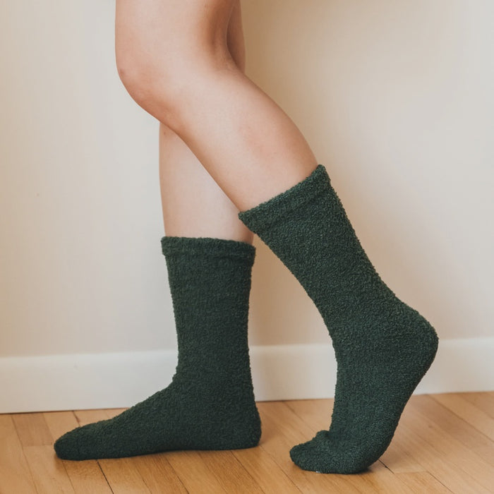 Cozy Cloud Socks - Douglas Fir