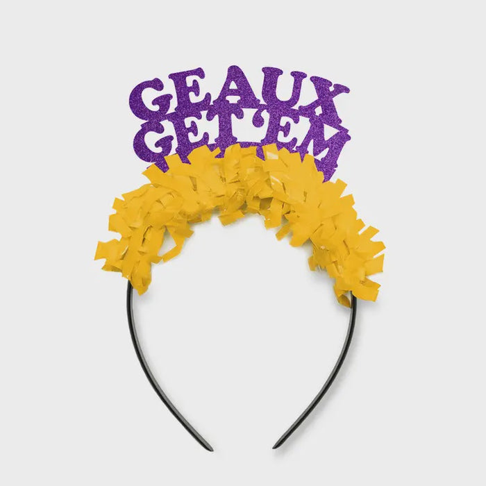 Geaux Get 'Em Fringe Headband