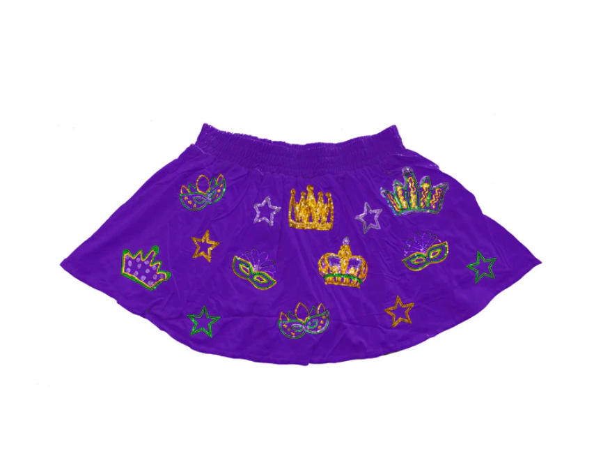 Youth Crown Skort Purple