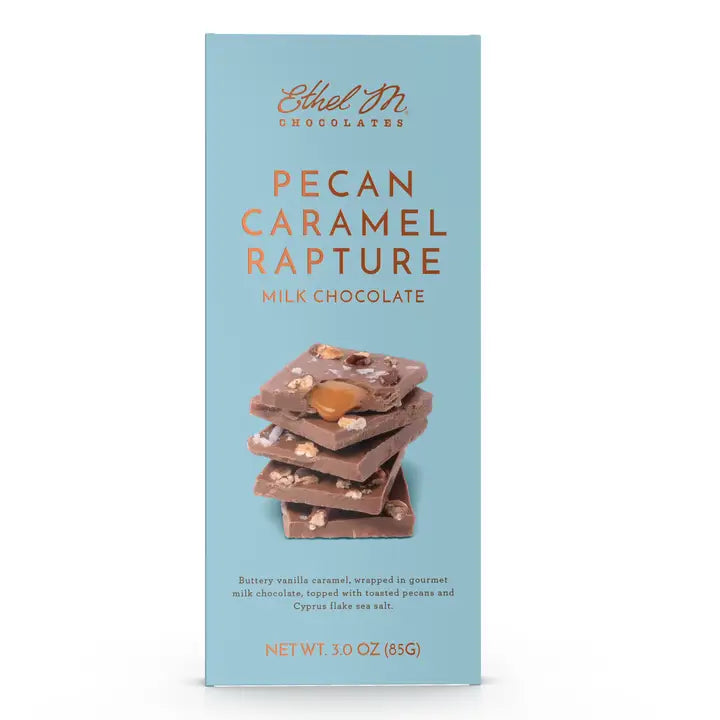 Gourmet Pecan Caramel Rapture Milk Chocolate Bar