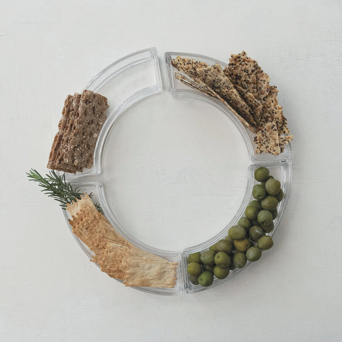 Glass Appetizer Dish/Tealight Holder - Single