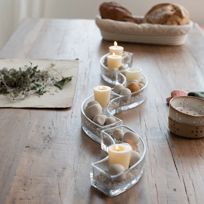 Glass Appetizer Dish/Tealight Holder - Single
