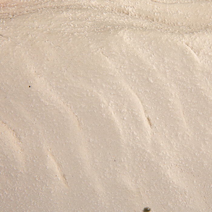 Unfinished Oyster Stoneware Bowl