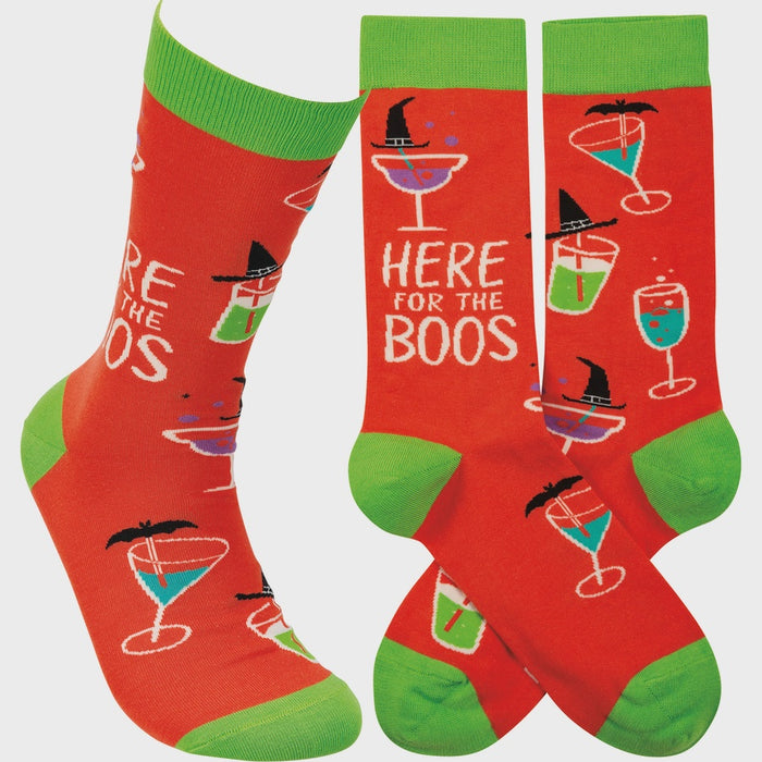 Here For the Boos Socks