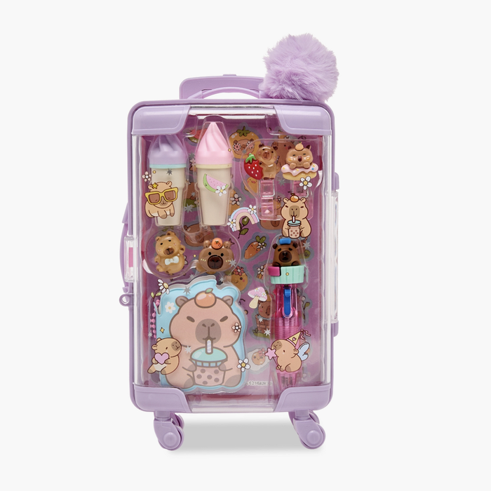 Mini Stationery Luggage- Capybara
