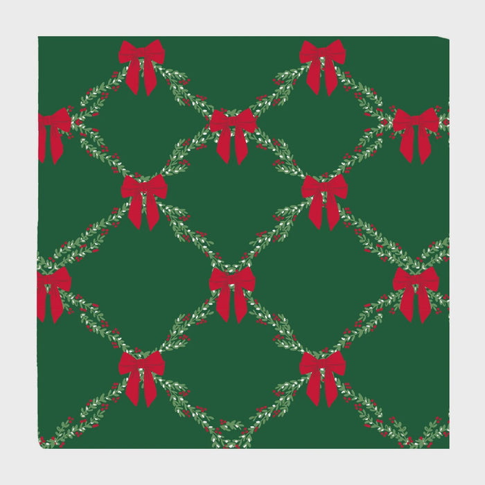 Cocktail Napkins Holiday Trellis