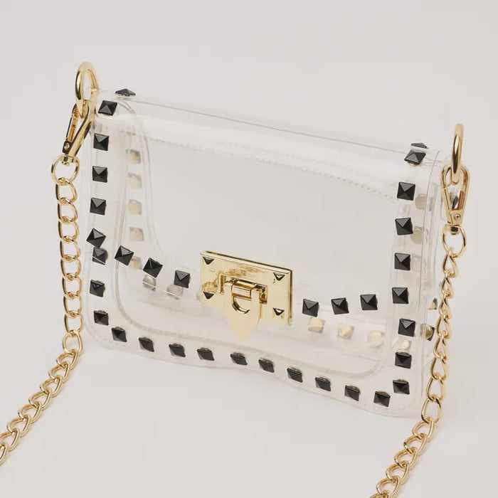 Jackie Clear Purse - Black