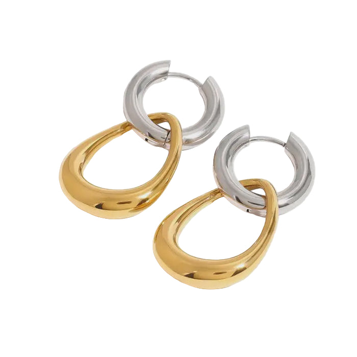 Two Toned Mason Hoops