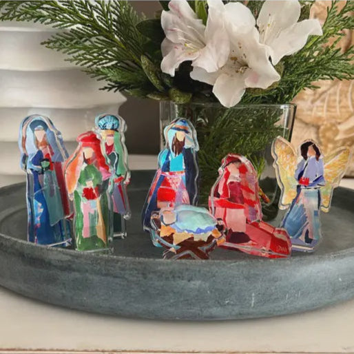 Acrylic Nativity Set