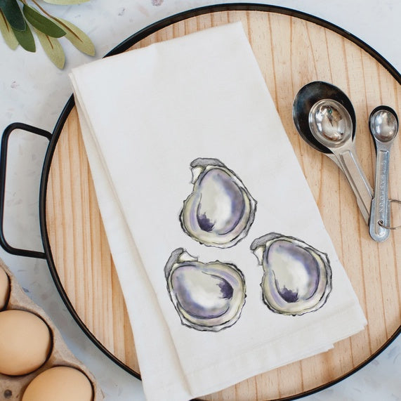 Simple Oyster Kitchen Towel