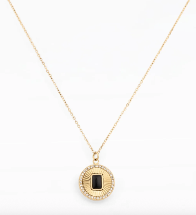Louise Necklace Obdsidian