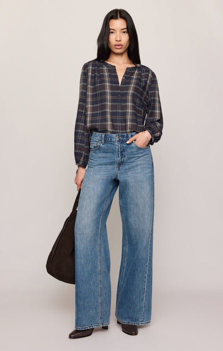 Autumn Plaid Button Up