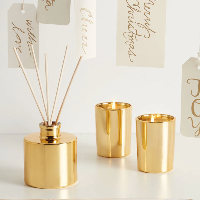 Frasier Fir Petite Gilded Gold Reed Diffuser