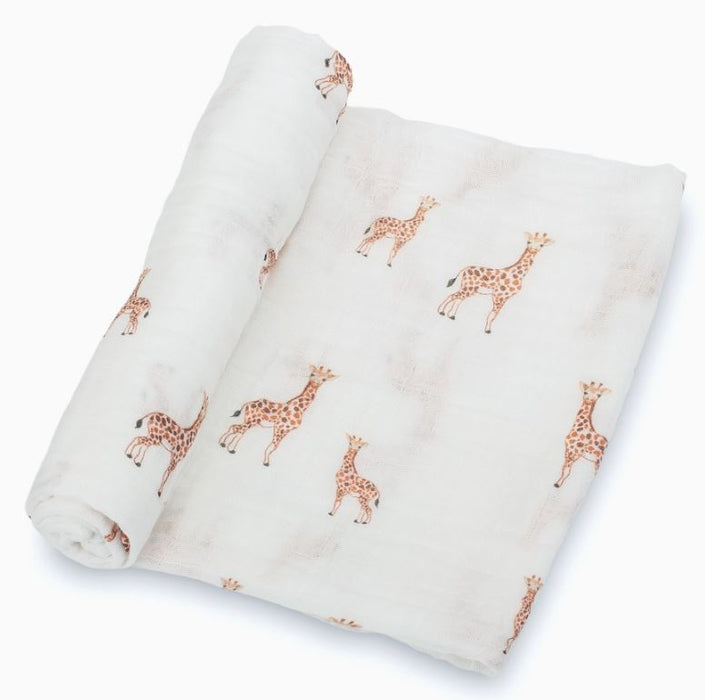 Giraffe Baby Muslin Cotton Blanket