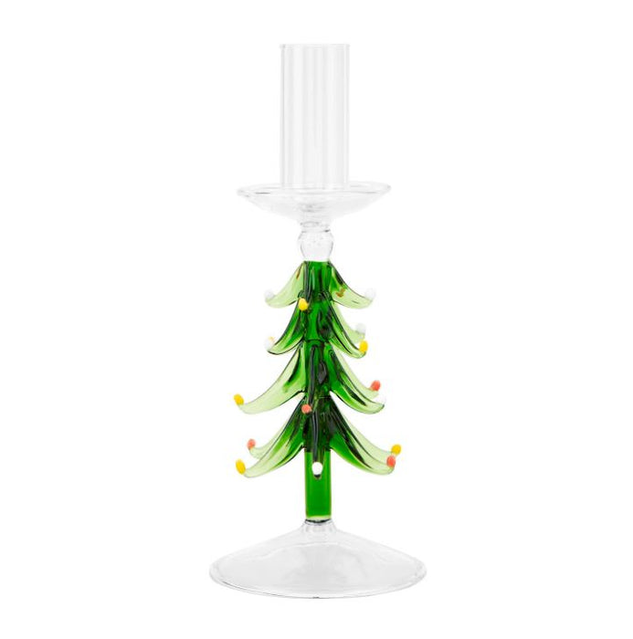 Glass Tree Taper Holder - Small