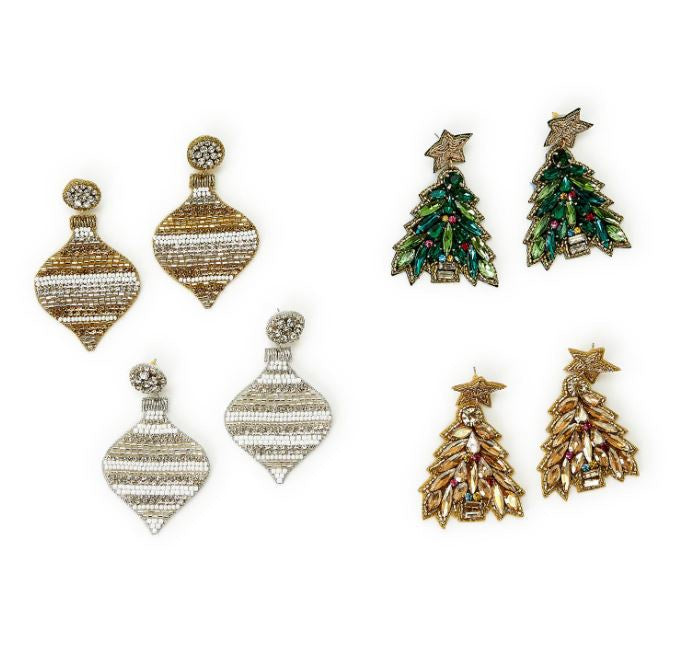 Holiday Theme Statement Earrings