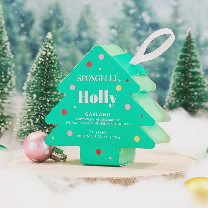 Holiday Tree Spongelle Holly - Garland