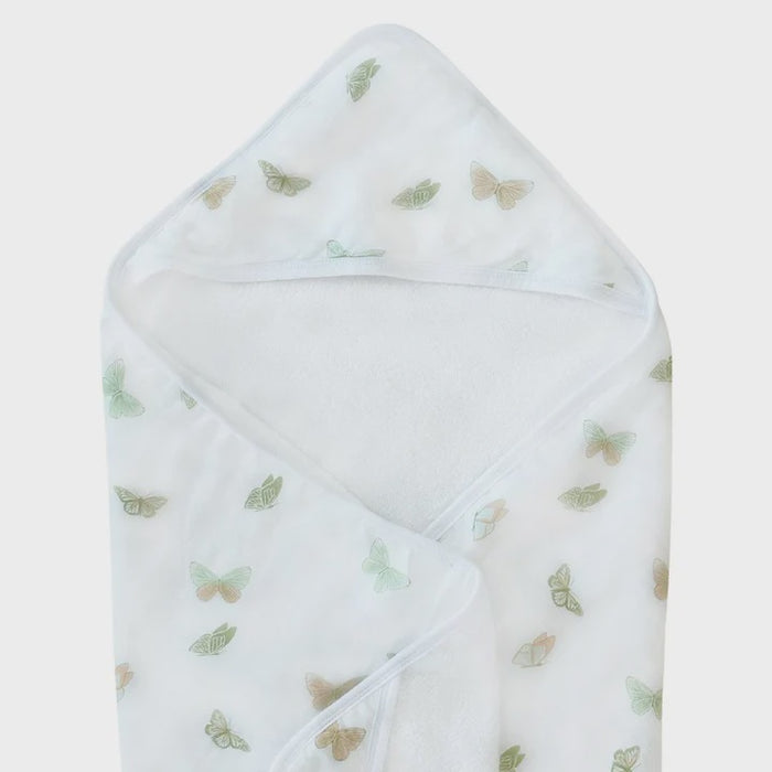 Hooded Towel - Butterflies