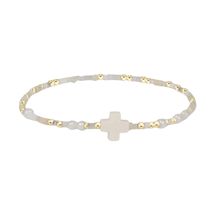 Hope Unwritten Signature Cross Bracelet