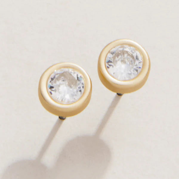 Sea La Vie Ray of Hope Gem Stud Earrings