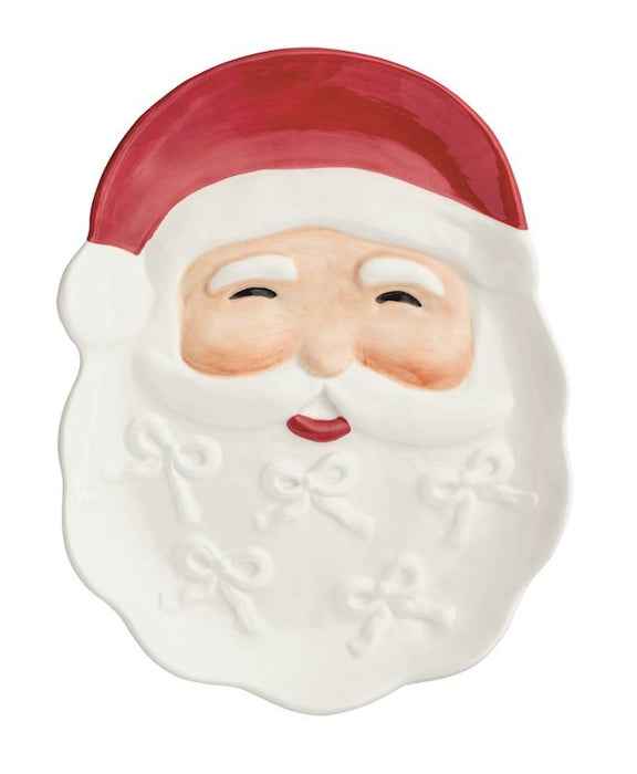 Santa Bow Platter