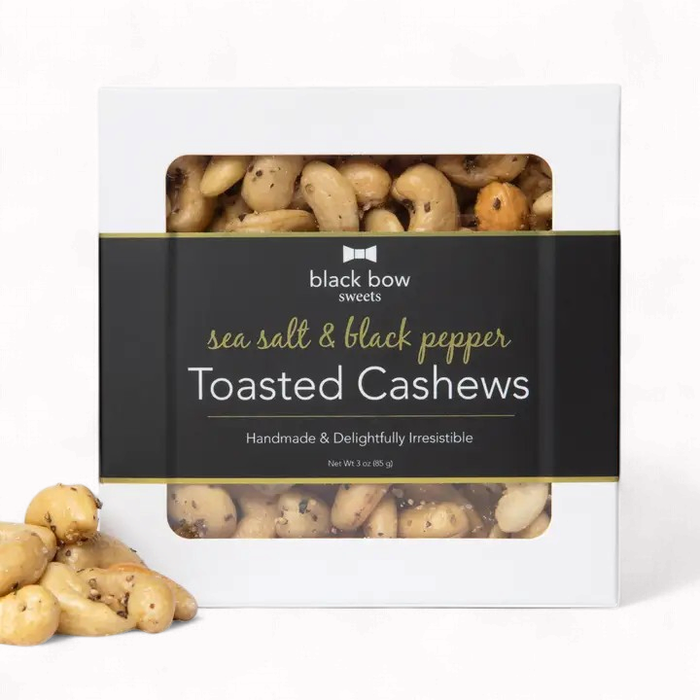 Toasted Cashew Window Box - Sea Salt & Black Pepper