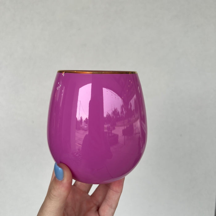 Sugar Plum Wine Glass