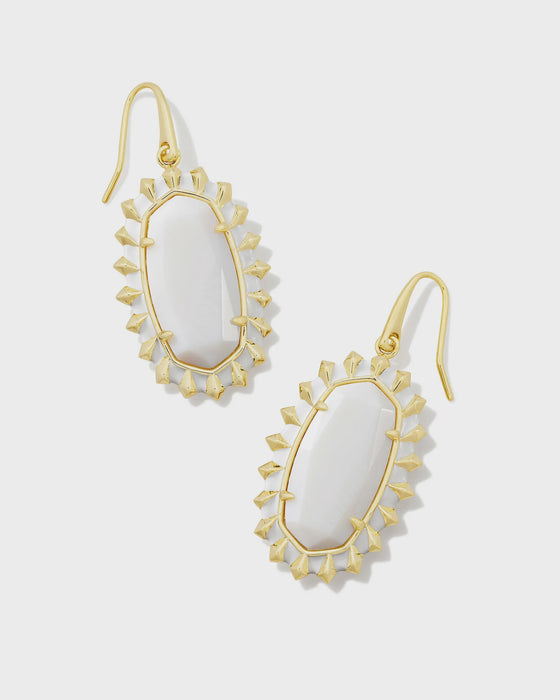 Dani Burst Frame Drop Earring