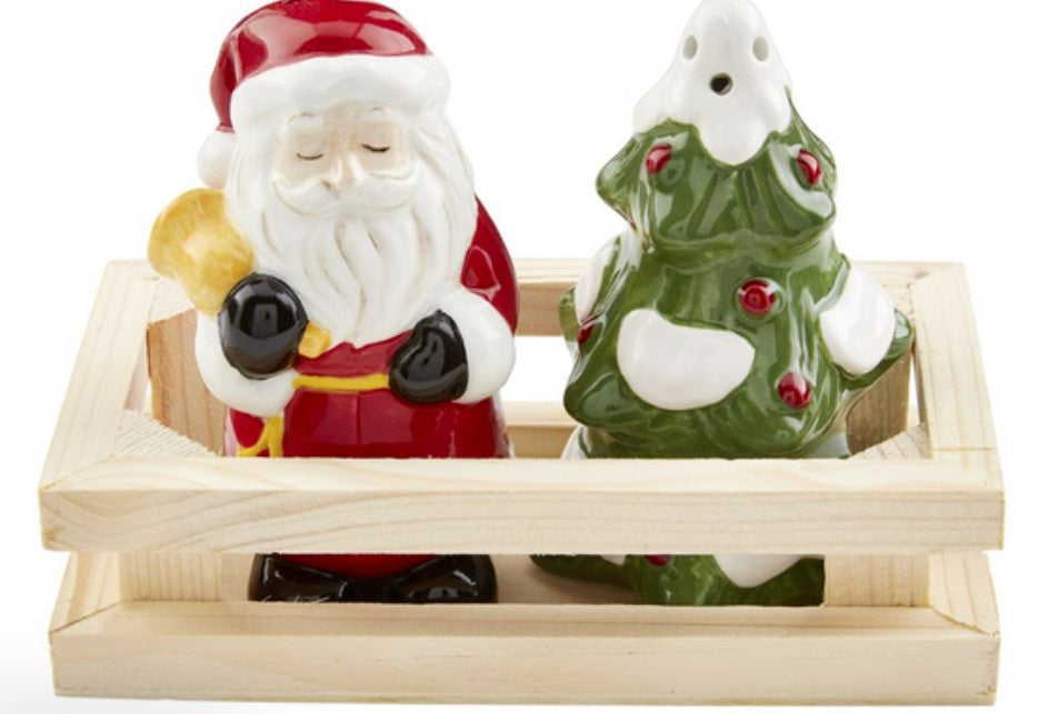 Santa & Tree Salt & Pepper Set