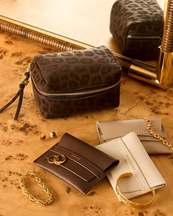 Accessories Organizer - Chocolate Leopard