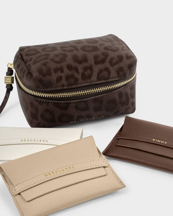 Accessories Organizer - Chocolate Leopard