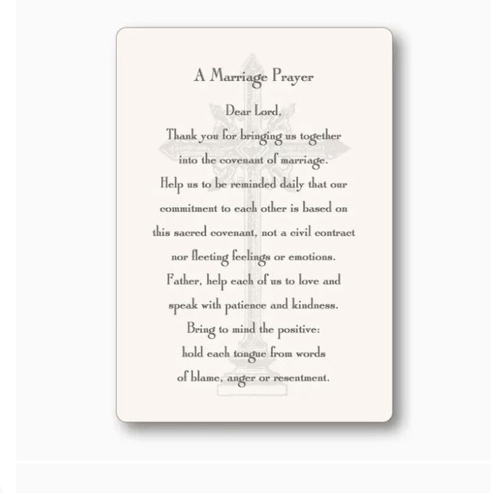 Verse Enclosure Card - A Marriage Prayer