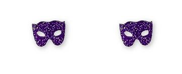 Mardi Gras Icons Stud Earrings