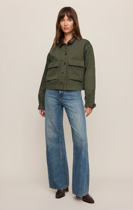 Rey Cropped Chore Jacket