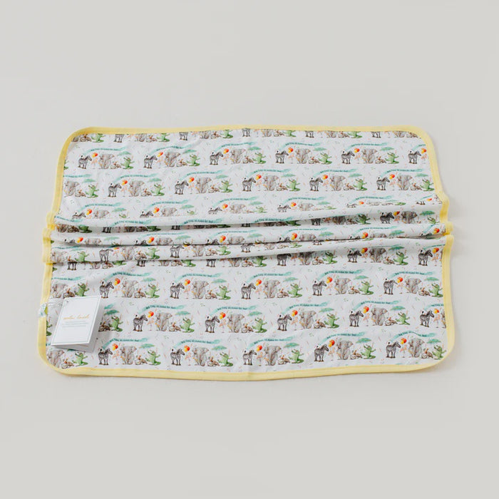 And They All Asked For You Organic Cotton Zoo Baby Blanket